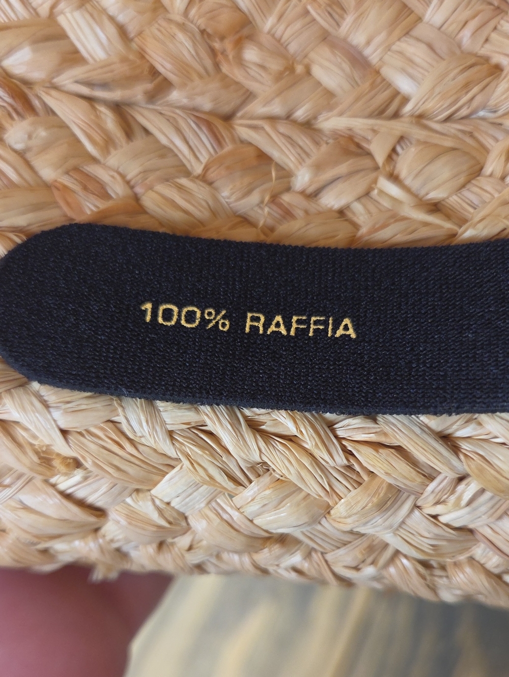Helen Kaminski. Raffia Sun Hat with Black Band. Excellent Condition. OSFA - Picture 8 of 9